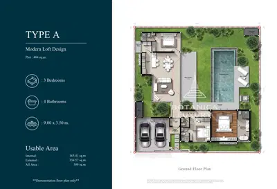 Botanica Luxury Hua Hin - 3BR Pool Villa - Type A