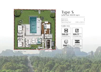 Botanica Luxury Krabi - 3BR Villa Type S