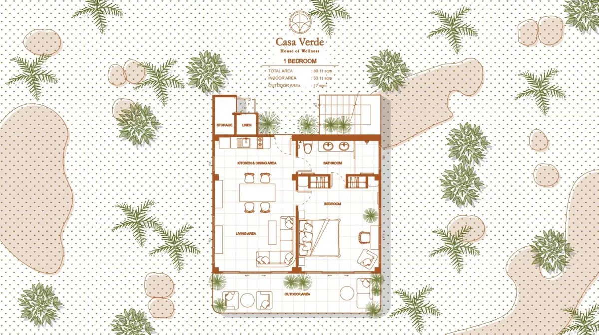 Casa Verde - 1BR