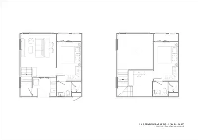 Chapter Charoenkrung Riverside - 2BR (Double Volume)