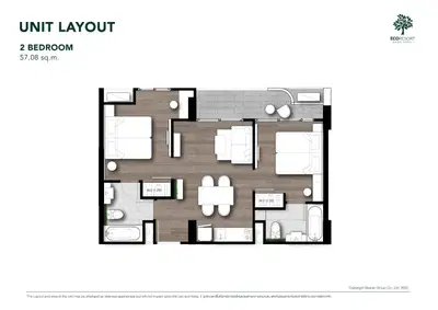 Eco Resort Bang Saray - 2BR Type 2B (Pool Access)