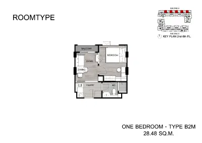 Escent Bangna - 1BR - Type B