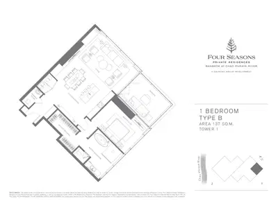 Four Seasons Private Residences - 1BR Type B