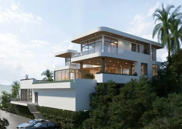 Grand Blue Villas - Pool Villa 7BR- Type A - 3 Storeys + Lift option