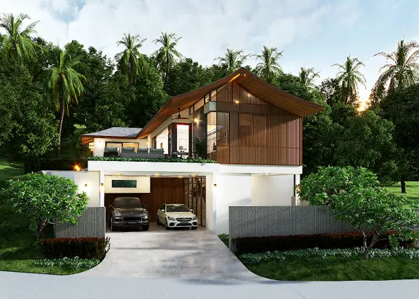 Green Hills Villas lamai - 3BR Pool Villa - Type A