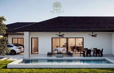 Green Village Hua Hin – 3BR Pool Villa (Unfurnished)