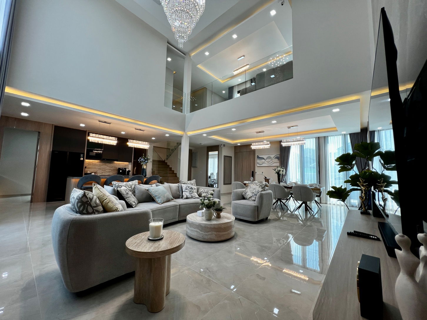 Impress House Village - Living Room