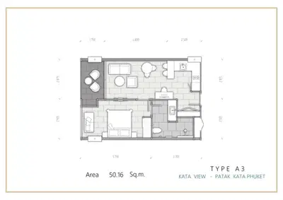 Kata View - 1BR Sea View