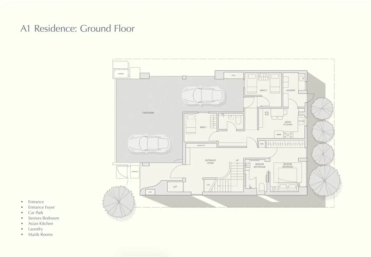 Lane Cove Rama 3 - Type A1 - Floor plan