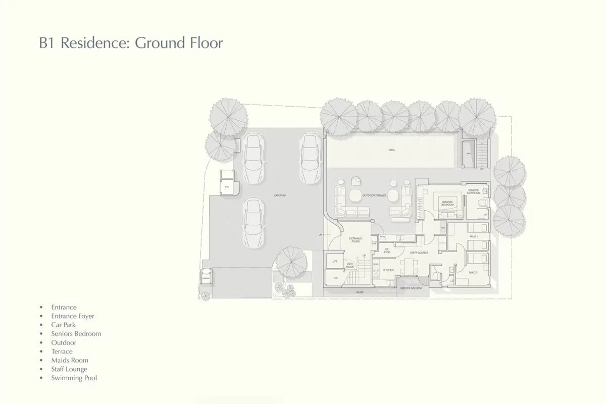 Lane Cove Rama 3 - 4BR - Type B1 Residence - Floor plan