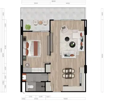 Layan Green Park Phase 2 - 2BR (Mountain View)