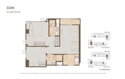 Life Sathorn - Narathiwas 22 - 2BR Plus - Type C