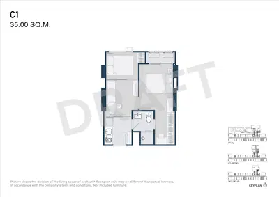 Life Udomsuk Station - 1BR Plus