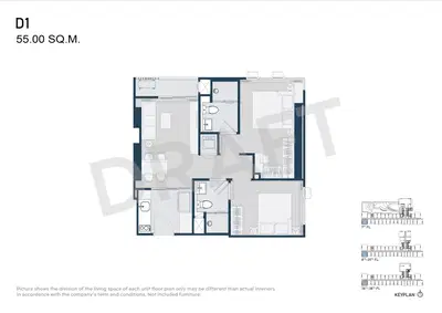 Life Udomsuk Station - 2BR Extra L
