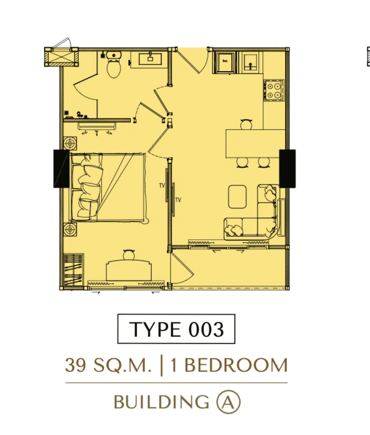 Love It - Wongamat Beach - Pattaya - Unit Plan