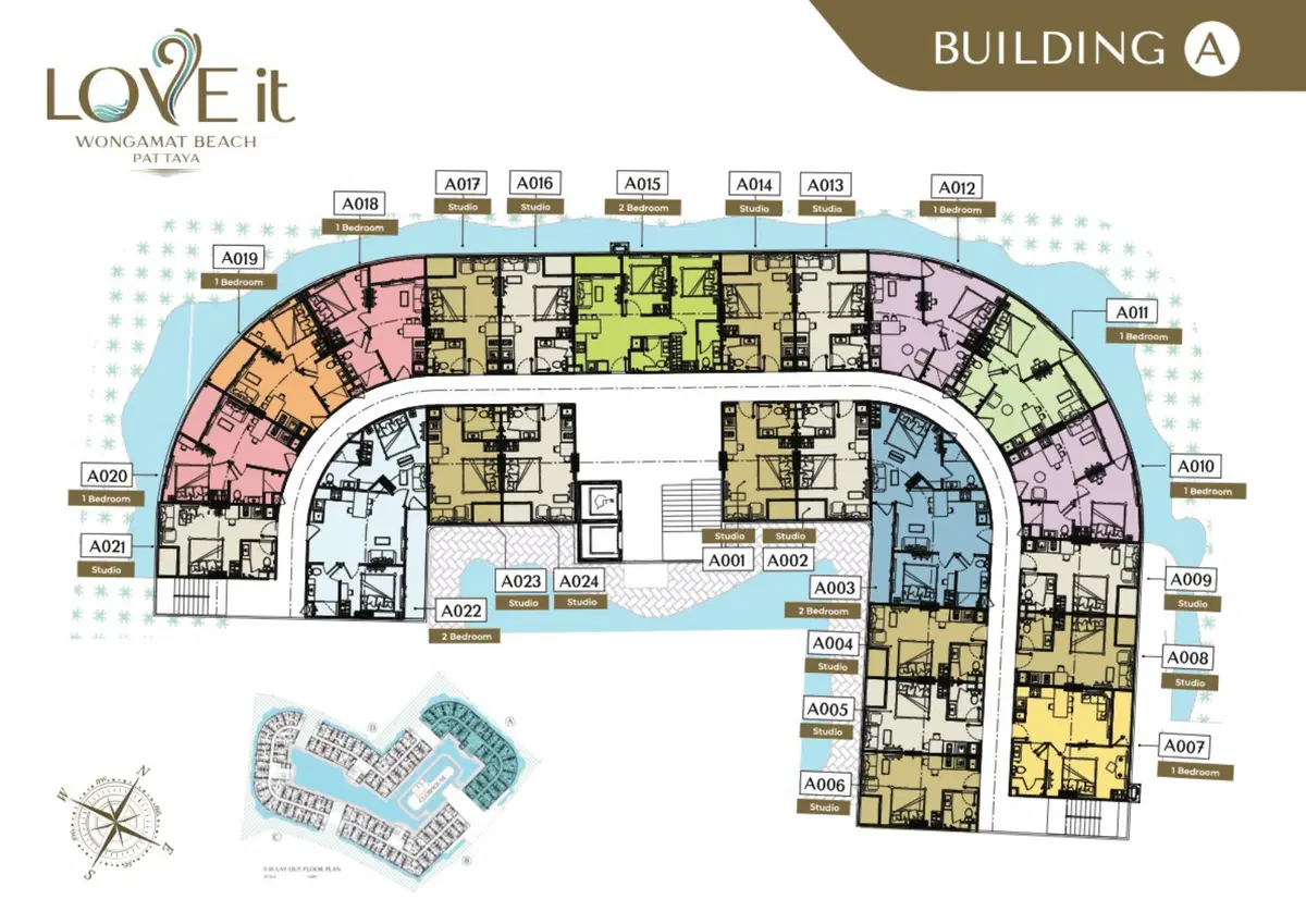 Love It - Wongamat Beach - Pattaya - Master Plan