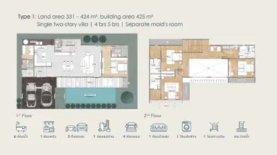 Luxury Vista Villa - Unit Plan - Type 1