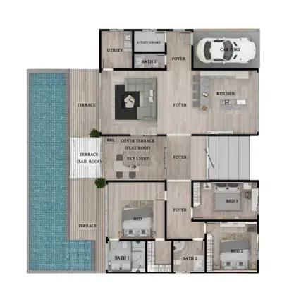 Moda Melody - 3BR - Villa Modena