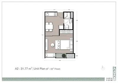 Noble Form Thonglor - 1BR Simplex
