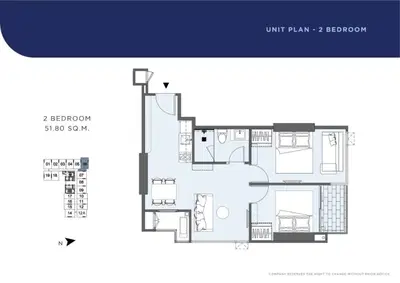 ONCE Pattaya - Resale - 2BR