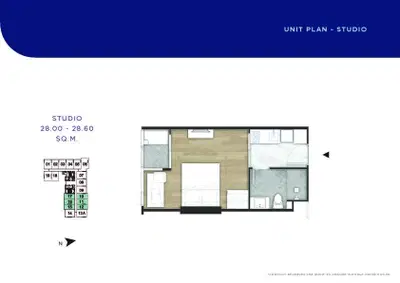 ONCE Pattaya - Studio - Type B (Sea View)