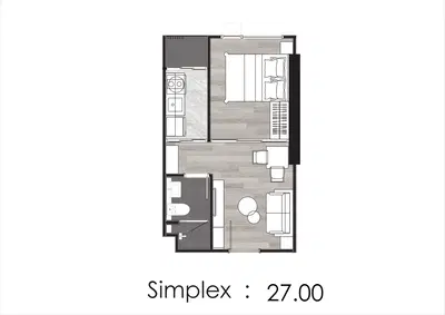 Origin Plug and Play E22 Station - 1BR Simplex (City View)
