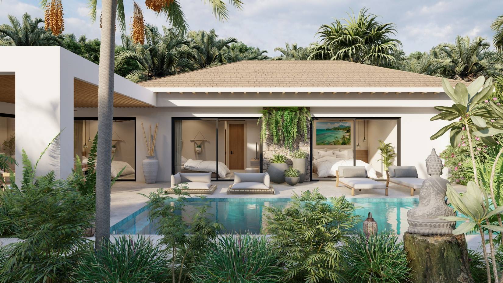 Park Lane Villas Lamai - Garden