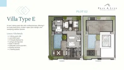 Pranaluxe Phase 2 - 3BR Pool Villa - Type E
