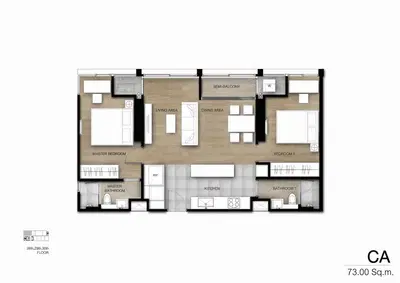 Quinn Sukhumvit 101 - 3BR Sky Duplex