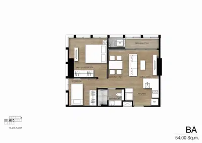 Quinn Sukhumvit 101 - 2BR Type - B (Last 2Unit)