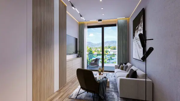 Rawayana South Condo - 2 BR - Private Pool Access - Type А1