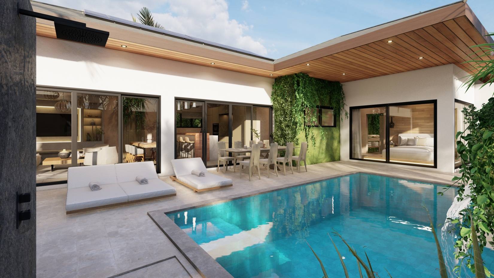 Saha Estate - Terrace + Pool