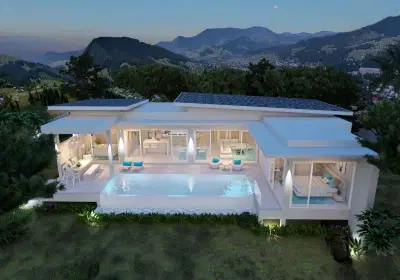 Samui Sway - 3BR Pool Villa - The Flat (Sea View)