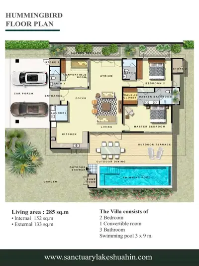 Sanctuary Lakes - 2BR (Humming Bird)