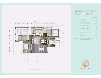 Sansara Hua Hin - 2BR (Mountain view corner) - Leasehold