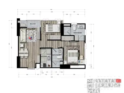 Sapphire Luxurious Condominium Rama 3 - 2BR (2)
