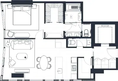 Scope Langsuan - 1BR - High Floor