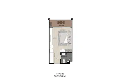 Sea Heaven Naithon Beachfront - Phase 2.2 - 1BR Type B2