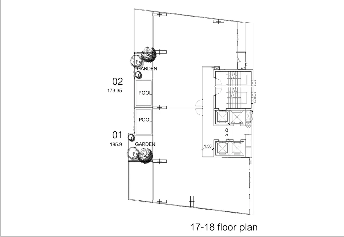 Sea Sky By Sands - Unit Plan - 3BR