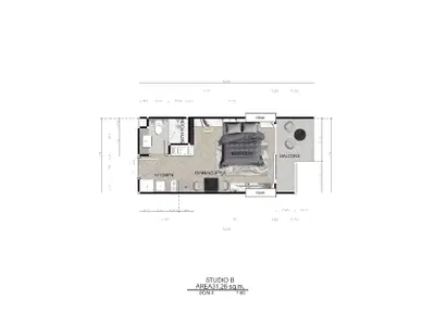 Seaspire Jomtien - Studio (2)