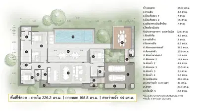 Serenity Hills Hua Hin Floor plans