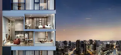 Shush Ratchathewi - 2BR Type - 2E (Simplex) Last Unit