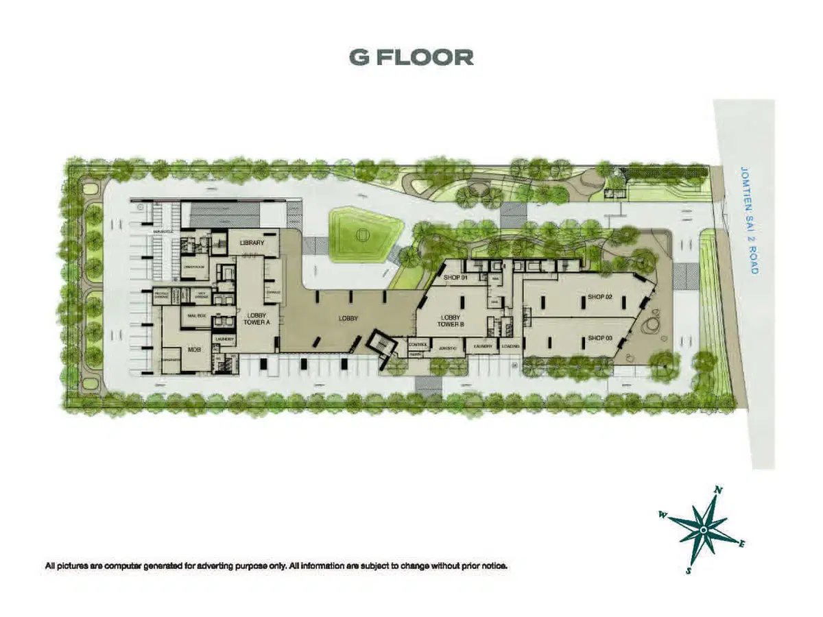 Sky-Park-Lucean-Jomtien-Pattaya-Floor-Plan-Level-ground.jpg