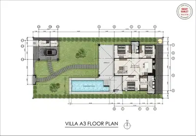 Smart Hamlet 2 - 3BR Pool Villa - Type L3