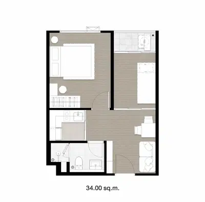 So Origin Pattaya - 1BR+