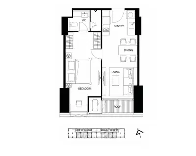 Soonthareeya Ratchadamri - 1BR - Type A