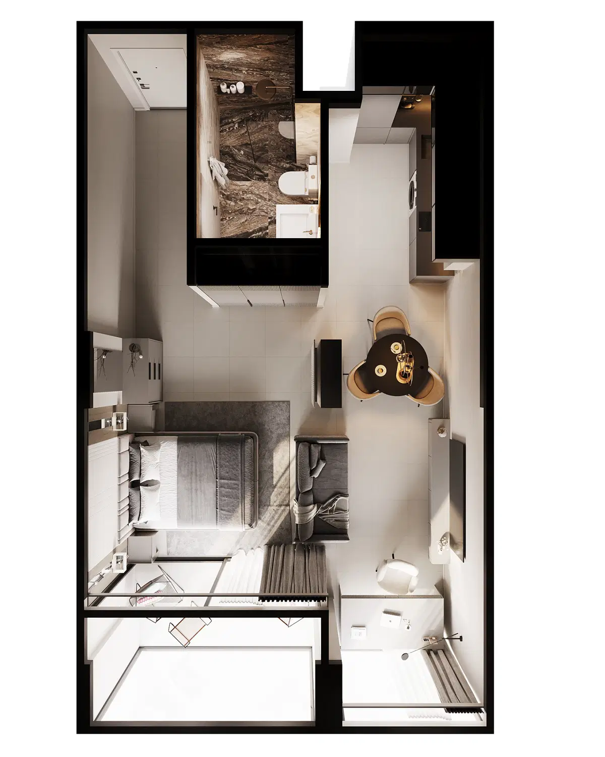 Sun Hills Lakeside – 1 Bedroom – Building C