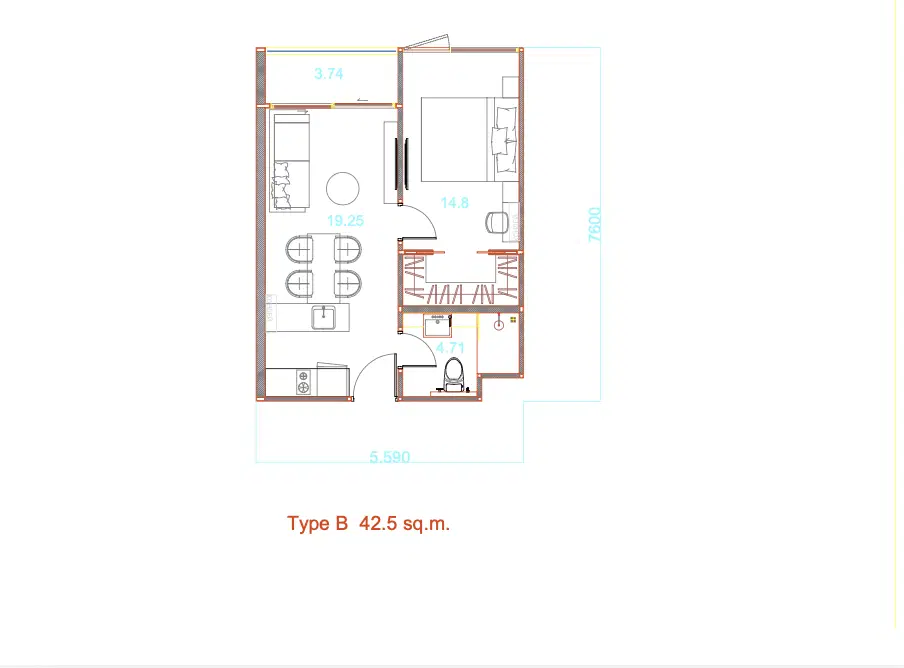 Sun Hills Layan – 1 BR Pool View