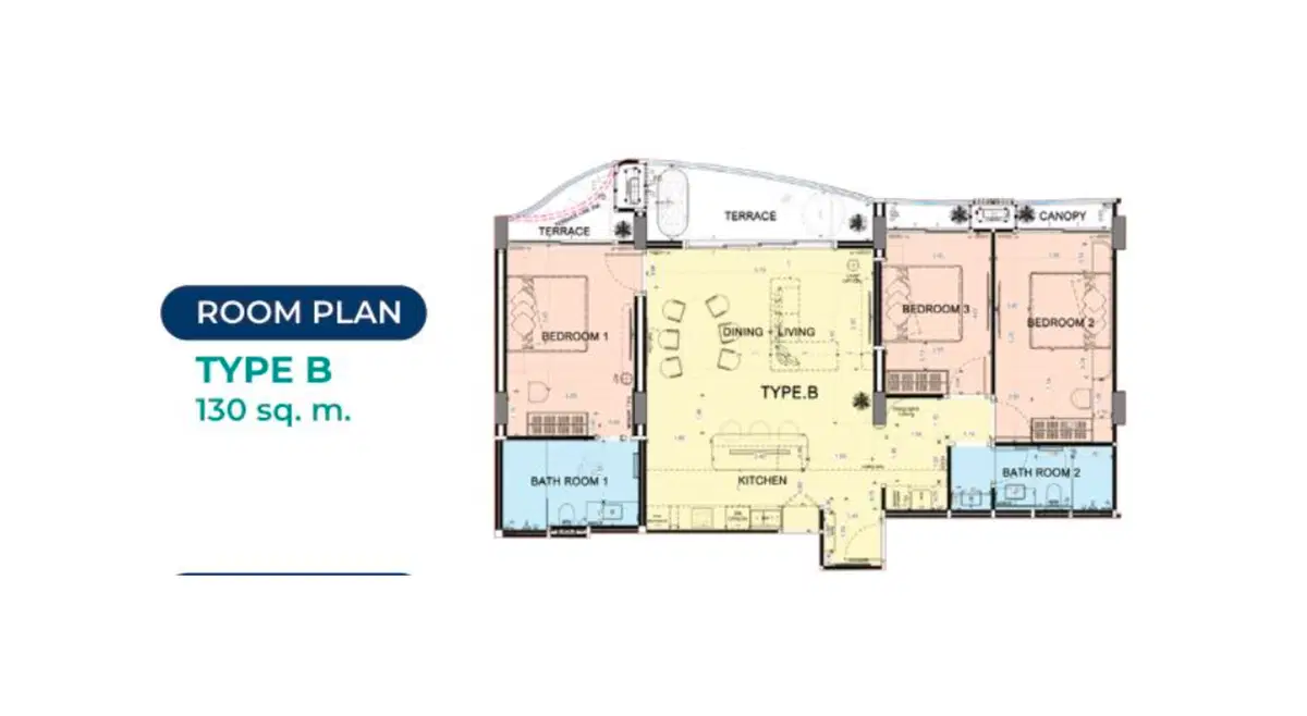 Surin Top Condominium – Floor plan