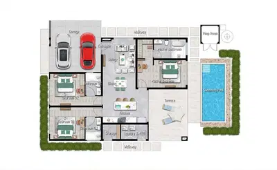 THE SKY 126 - 3BR Pool villa - Type C